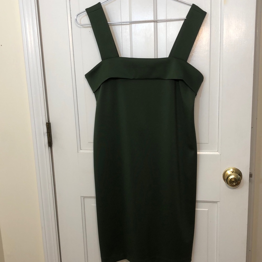 Ann Taylor green dress size 10